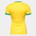 Camisa Seleção Brasil I 2020/21 Feminina Amarelo e Verde