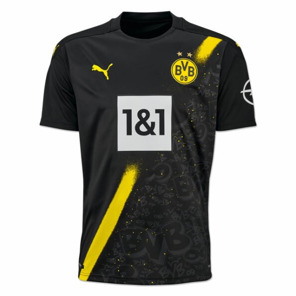 Camisa Borussia Dortmund II 20/21 Preta Masculina