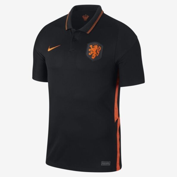 Camisa Holanda Preta Polo Masculina 20/21