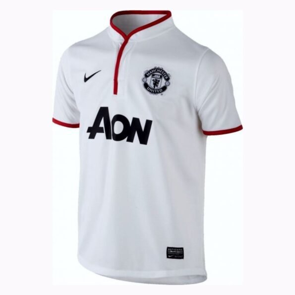 Camisa Manchester United Retrô 2013/14 Branca Masculina