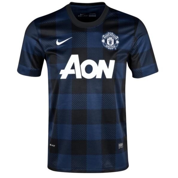 Camisa Manchester United Retrô I 2013-2014 - Azul masculina