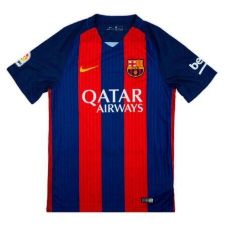 Camisa Retrô Barcelona 2016/17 Masculina Home