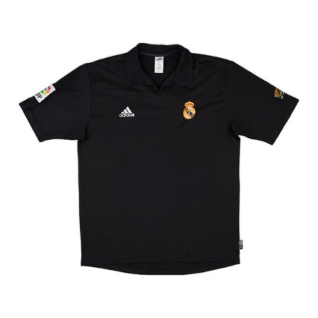 Camisa Retrô Real Madrid 2002/03 Masculina Black