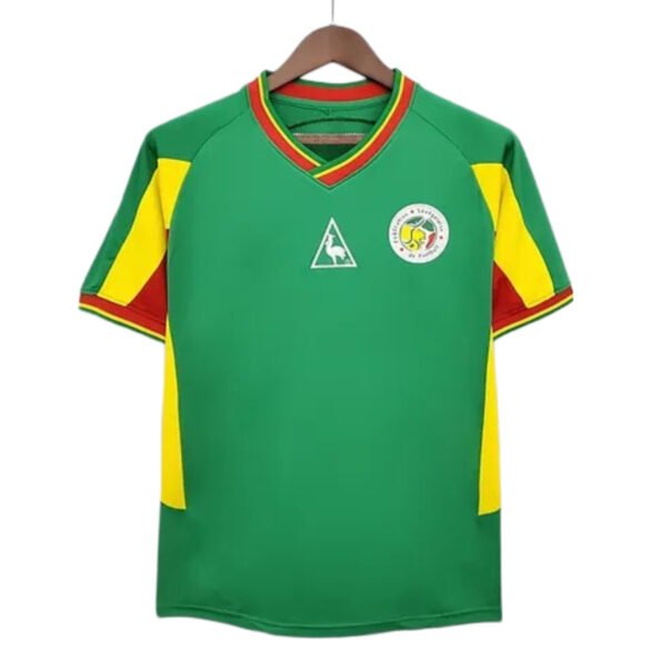 Camisa Retrô Seleção do Senegal Verde Home 2002/03 Masculina