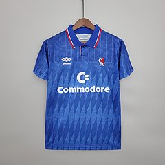 Camisa Retrô Chelsea Home 89/91 Azul Masculina