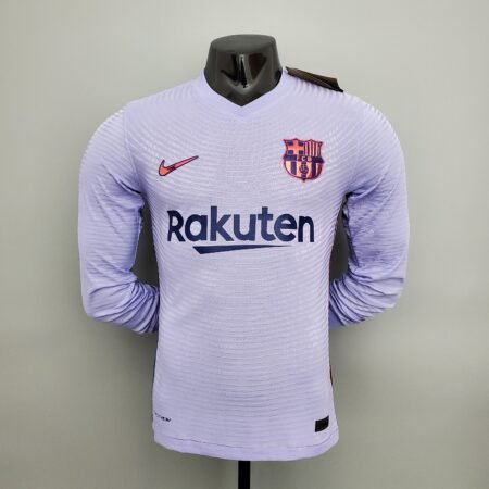 camisa do Barcelona manga longa roxo