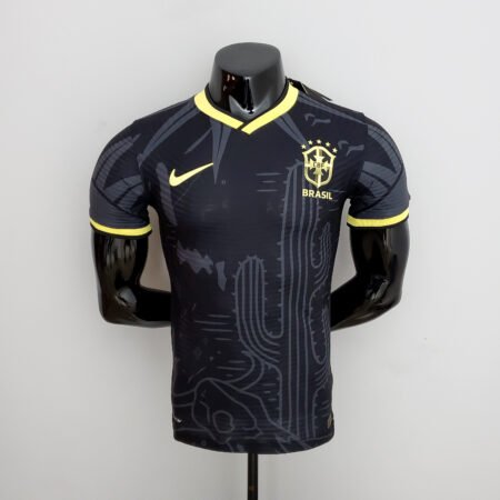 camisa do brasil preta