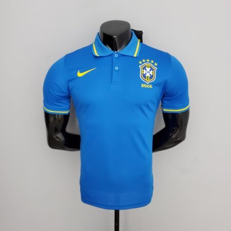 Camisa do Brasil Polo azul