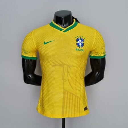 camisa do brasil amarela