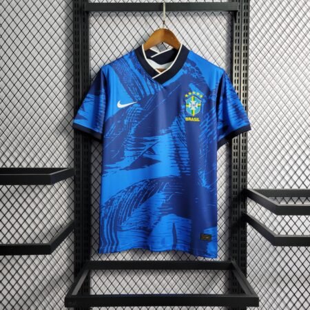 camisa do brasil azul