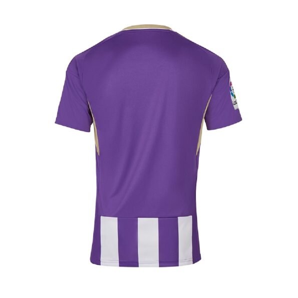 Camisa Real Valladolid Home Roxo com Branco 2022