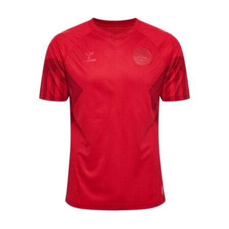 Camisa Dinamarca Vermelha Copa do Mundo 2022/23 Masculina