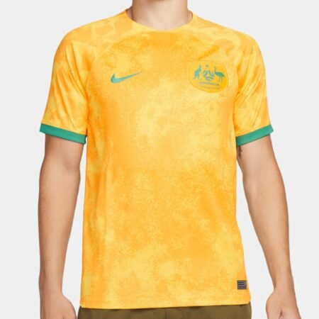 Camisa da Austrália Amarela Copa do Mundo 2022 Masculina