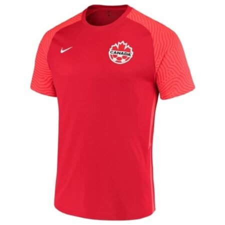 Camisa da Canadá Vermelha Copa do Mundo 2022 Masculina