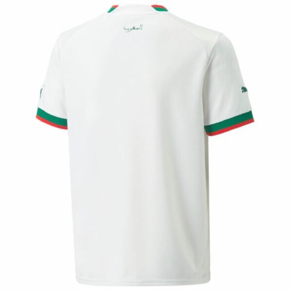 Camisa do Marrocos Branca Copa do Mundo 2022 Masculina