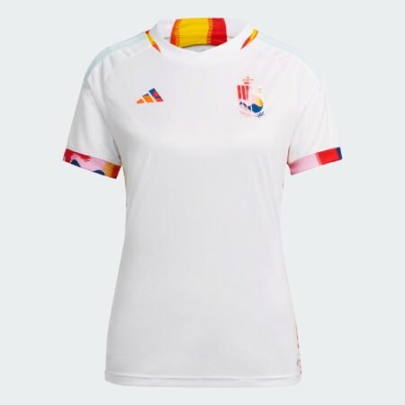 Camisa Bélgica Branca Copa do Mundo Feminina Home 2022