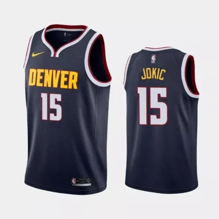 Regata NBA Denver Nuggets Jokic 15 Azul