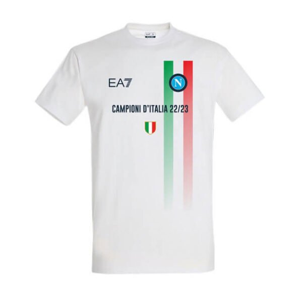 Camisa Napoli Comemorativa Branca 33 anos Campeão Italiano