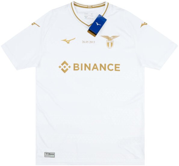 Camisa Lazio Branca 10 anos 2023/24 Masculina