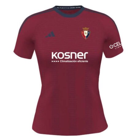 Nova Camisa Osasuna Vermelha 1 2023/24 Masculina