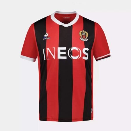 Nova Camisa OGC Nice Vermelha 2023/24 Masculina