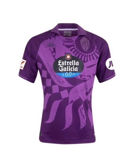 Nova Camisa Real Valladolid Roxo Reserva 2023/24 Masculina