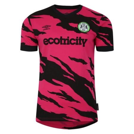 Camisa Forest Green Rovers Rosa 2023/24 Masculina