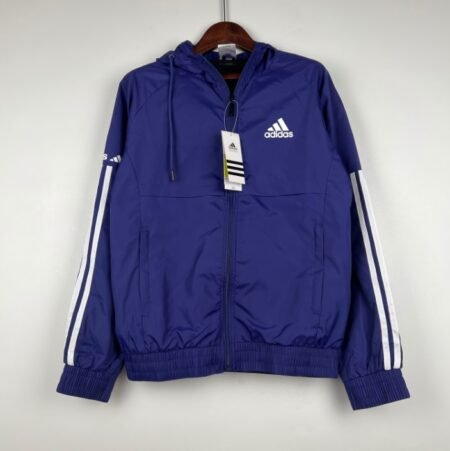 Jaqueta Corta Vento Adidas Masculina Azul