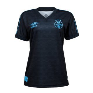 Camisa do Grêmio 3 Preta 120 Anos 2023/24 Feminina