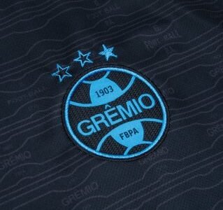 Camisa do Grêmio 3 Preta 120 Anos 2023/24 Masculina