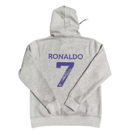 Blusa de Frio  Al-Nassr do Cristiano Ronado Cinza