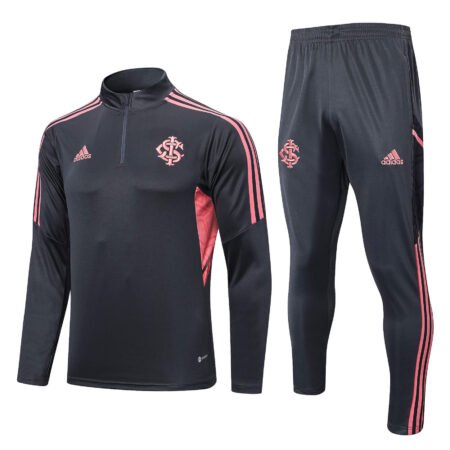 Conjunto de Treino Internacional Jaqueta+Calça Preta 2022/23