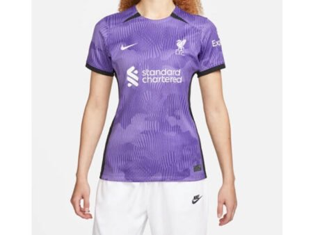 Nova Camisa Liverpool 3 Roxo 2023/24 Feminina