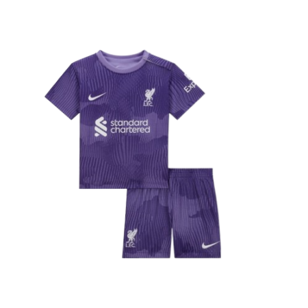 Kit Infantil Liverpool 3 Roxo 2023/24 Unissex