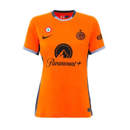 Nova Camisa Inter de Milão Laranja Third 2023/24 Feminina