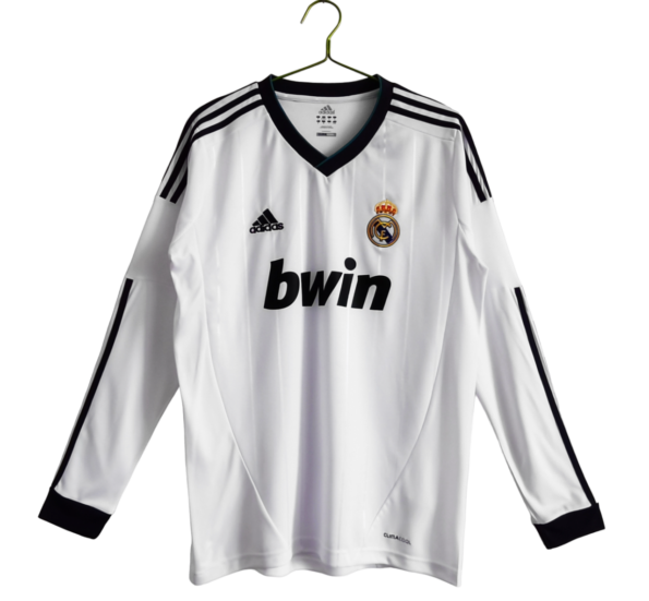 Camisa Real Madrid Home Branca 2012/13 Manga Longa