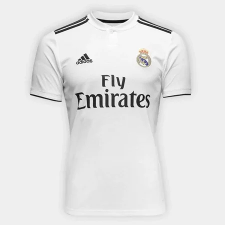 Camisa Real Madrid Home Branca 2018/19 Masculina