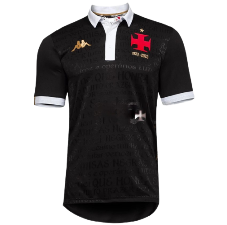 Nova Camisa Vasco da Gama Preta Centenário 2023/24 Masculina