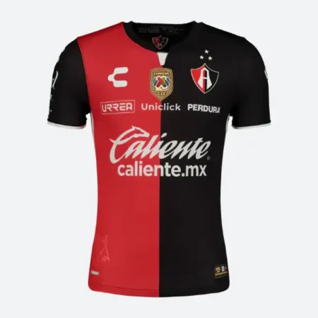 Camisa Atlas Home Vermelha/Preta 2022/23 Masculina