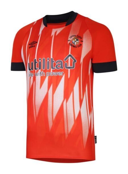 Camisa Luton Town Home Laranja 2022/23 Masculina