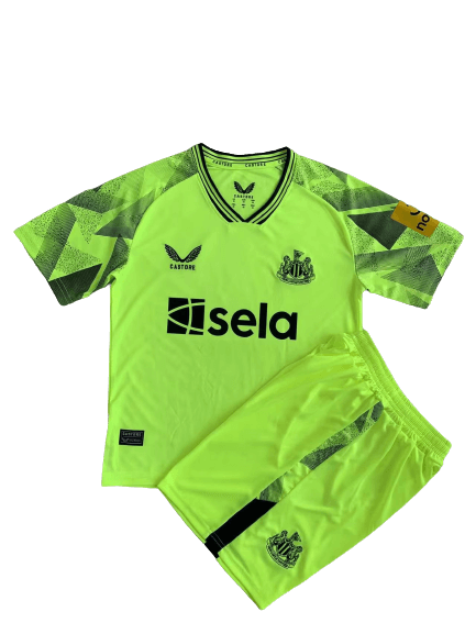 Kit Infantil Newcastle Verde Goleiro 2023/24 Unissex