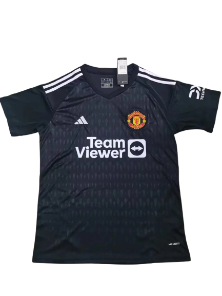 Camisa Manchester United Preta Goleiro 2023/24 Masculina