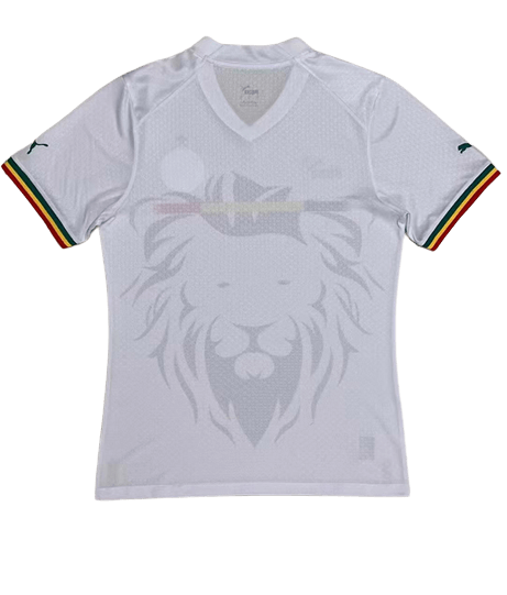 Camisa de Senegal Leão Branca 2023/24 Masculina