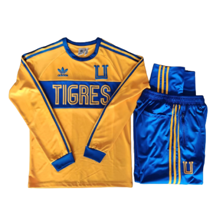 Kit Camisa + Calça Tigres Originals Amarela/Azul 2023/24