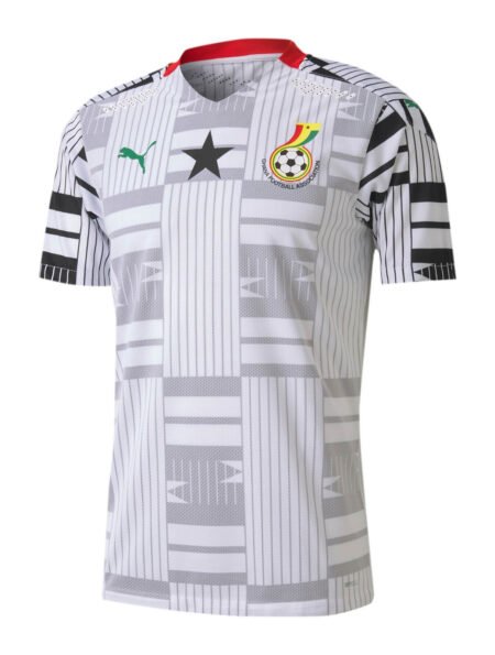 Camisa Seleção de Gana Branca Home 2020/21 Masculina