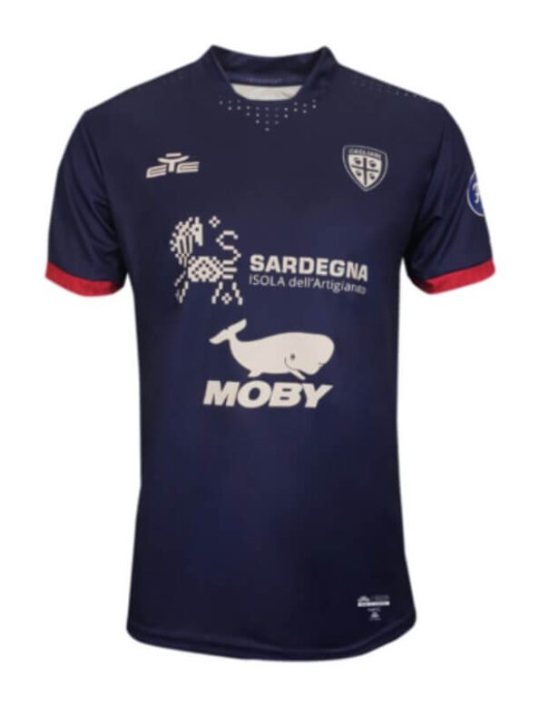 Camisa Cagliari Third Azul 2023/24 Masculina