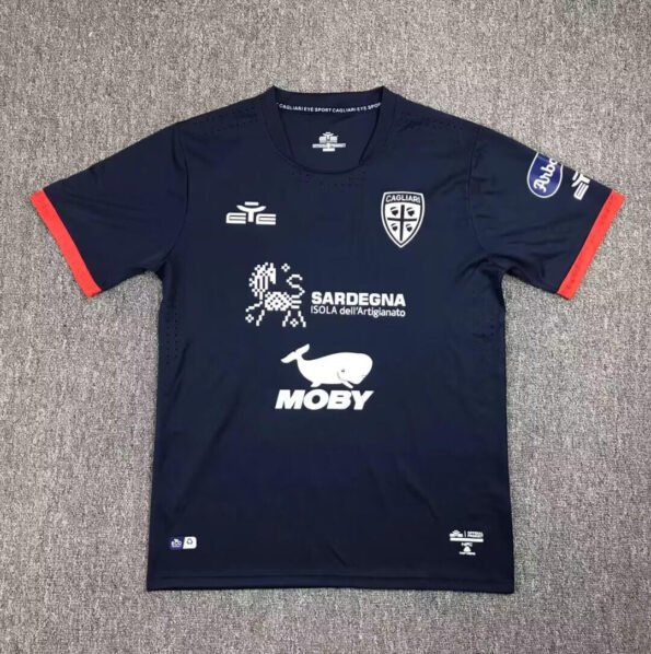 Camisa Cagliari Third Azul 2023/24 Masculina