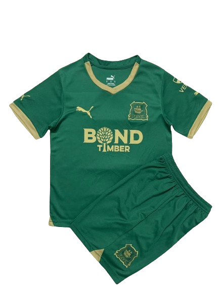 Kit Infantil Plymouth Argyle Verde 2023/24 Unissex