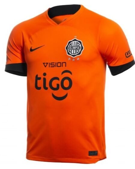 Camisa Club Olimpia Third III Laranja 2024/25 Masculina