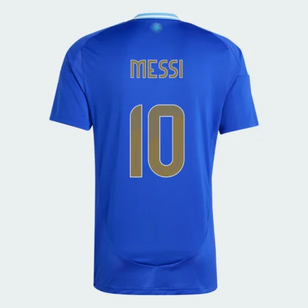 Camisa Argentina II Away Azul 2024/25 Messi #10 Masculina